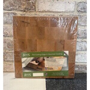Boos End-Grain Cutting Block MAPLE 12x12x3"